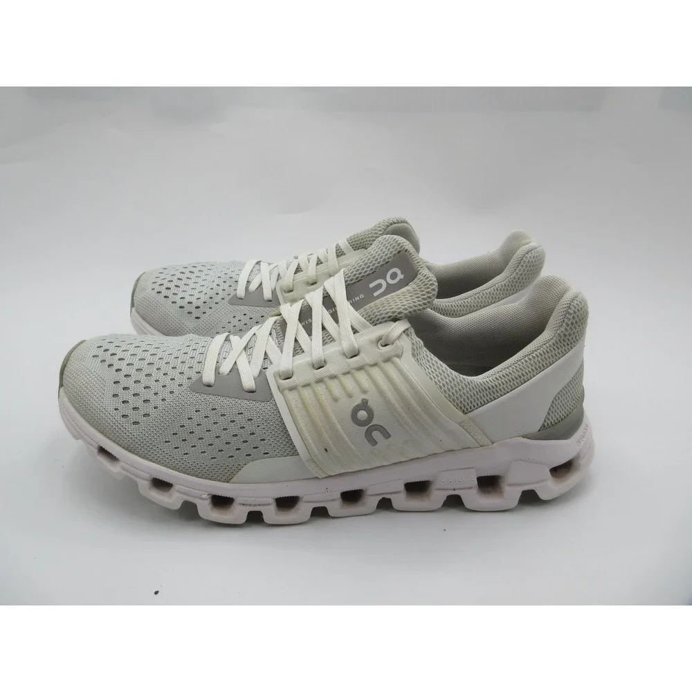 On Running Cloudswift Shoes Womens Size 9.5 Gray White CloudTec Athletic